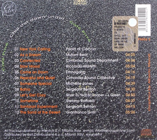 Cafe'Prive'Chill Out Down Under [CD]