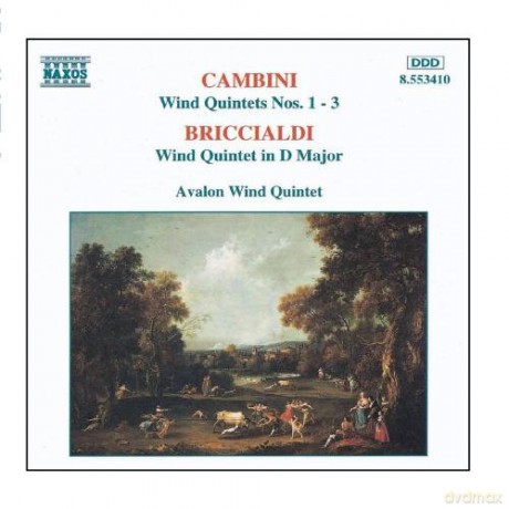 Avalon Wind Quintet: Cambini/Wind Qnts 1-3/Briccialdi/Wind Qn [CD]