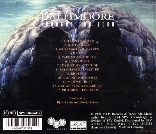 Baltimoore: Thought For Food [CD]