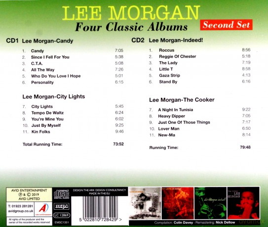 Lee Morgan: Candy / City Lights / Indeed / The Cooker [CD]