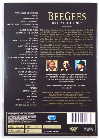 Bee Gees: One Night Only [DVD]