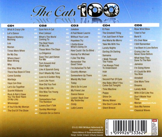 Cats: Cats 100 [5CD]