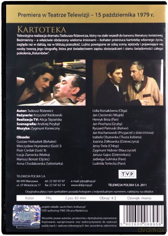 Teatr TVP: Kartoteka [DVD]