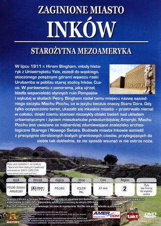 Tajemnice starożytnych cywilizacji 55: Imperium w Andach cz. 1  [DVD]+[książka]