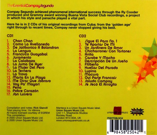 Compay Segundo: The Essential [2CD]
