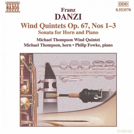 F. Danzi: Danzi - Wind Quintets, Op 67 Nos 1-3 [CD]