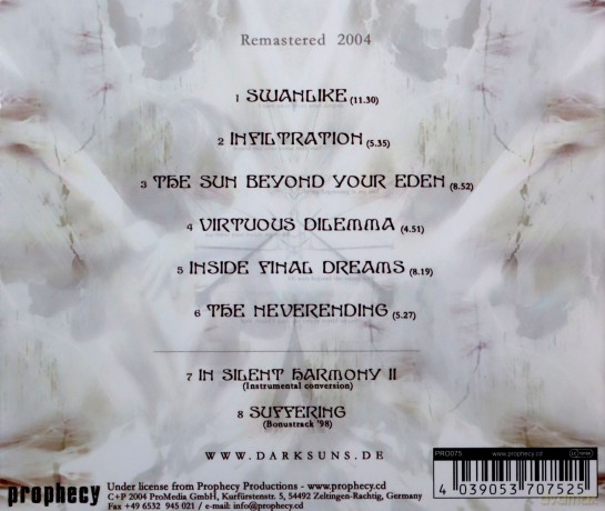 Dark Suns: Swanlike [CD]