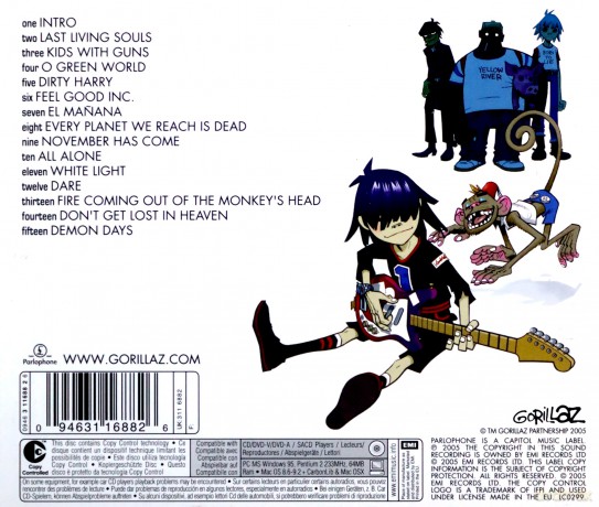 Gorillaz: Demon Days [CD]