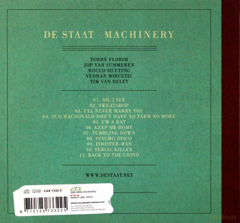 De Staat: Machinery [CD]