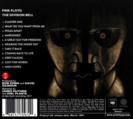 Pink Floyd: Division Bell [CD]