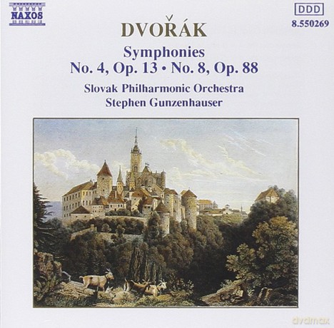 Antonin Dvorak: Dvorak - Symphonies 4 and 8 [CD]