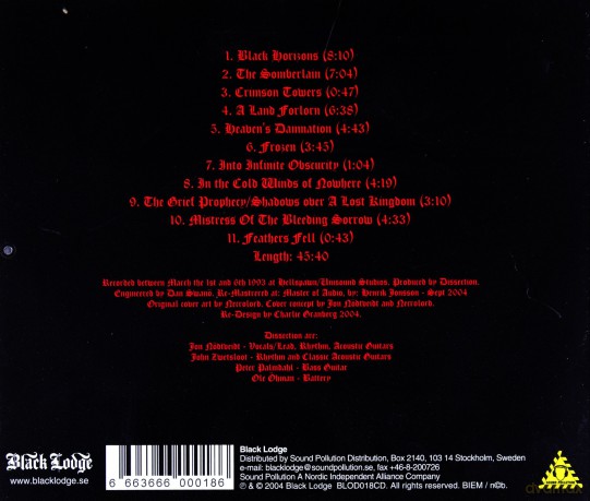 Dissection: The Somberlain [CD]