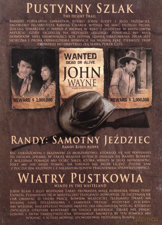 John Wayne: Pustynny Szlak / Randy: Samotny Jeździec  / Wiatry Pustkowia [BOX] [3DVD]