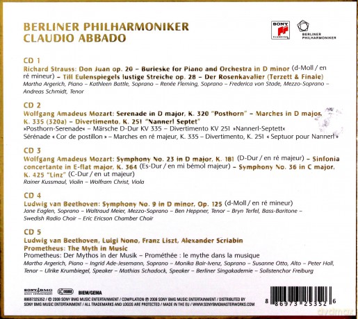 Claudio Abbado: Edition Vol. 2 [5CD]