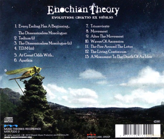 Enochian Theory: Evolution:Creatio Ex Nihilo [CD]