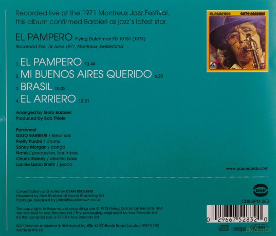 Gato Barbieri: El Pampero [CD]