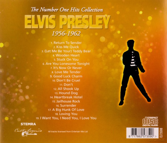 Elvis Presley: Elvis Presley - The Number One Hits [CD]