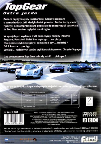 Top Gear - Ostra jazda (BBC) [DVD]