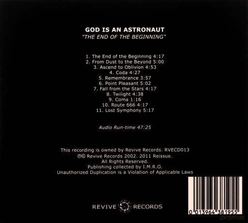 God Is an Astronaut: End Of The Beginning [CD]