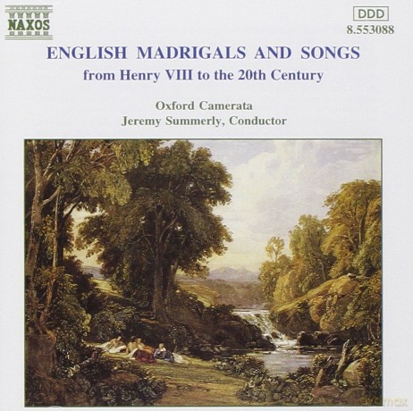 Jeremy Summerly: English Madrigals and Songs From Henry Viii to the 20th Century [CD]