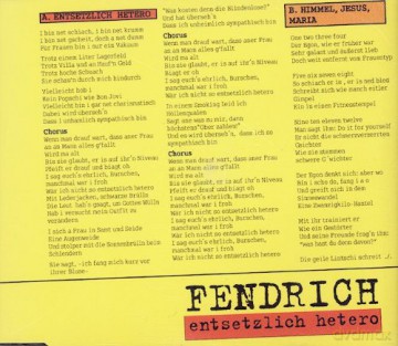 Rainhard Fendrich: Entsetzlich Hetero [CD]