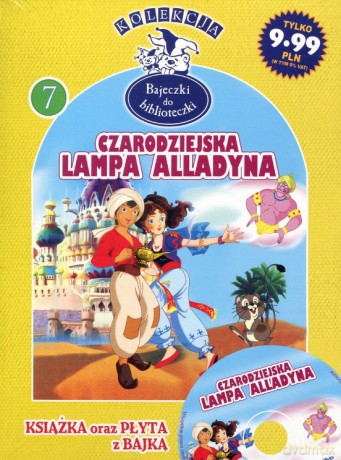 Czarodziejska Lampa Aladyna [DVD]+[książka]