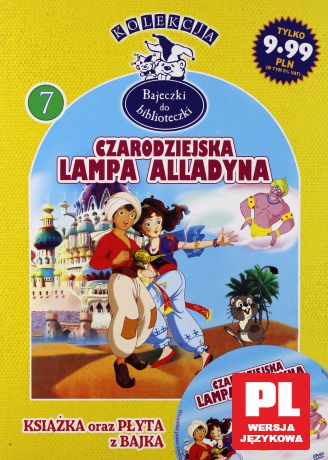 Czarodziejska Lampa Aladyna [DVD]+[książka]