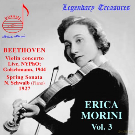 Ludwig Van Beethoven: Erica Morini Vol. 3: Beethoven - Violin Concerto; Violin Sonata No 5 [CD]