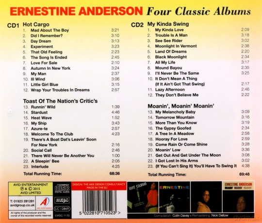 Ernestine Anderson: Ernestine Anderson-Four Classic Albums 2 [2CD]