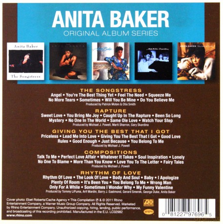 Anita  Baker: Original Album Series [5CD]