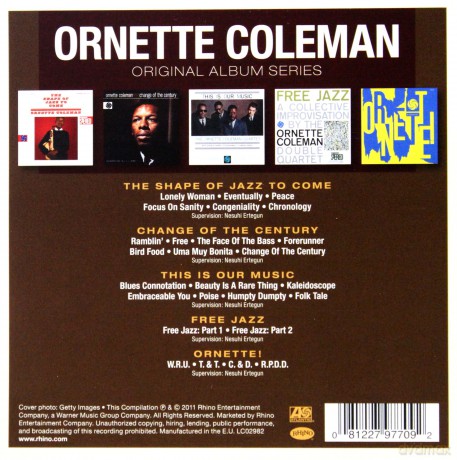 Ornette Coleman: Original Album Series [5CD]