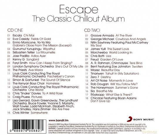 Escape - the Classic Chillout Album [2CD]