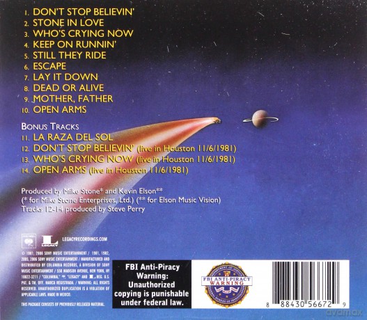 Journey: Escape =Remastered= [CD]