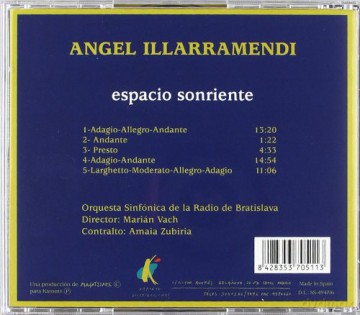 Angel Illarramendi: Espacio Sonriente [CD]
