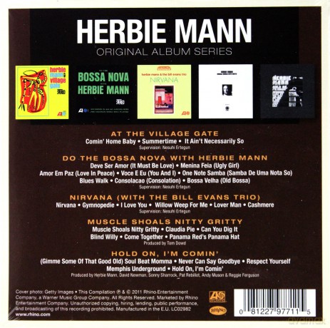 Herbie Mann: Original Album Series [5CD]