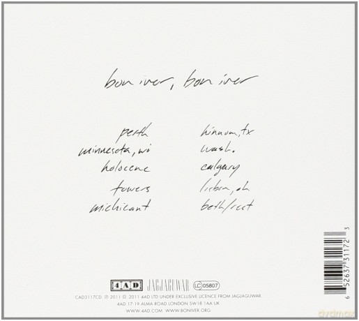 Bon Iver: Bon Iver (ecopack) [CD]