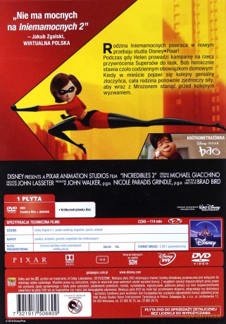 Iniemamocni 1-2 Pakiet (Disney) [2DVD]