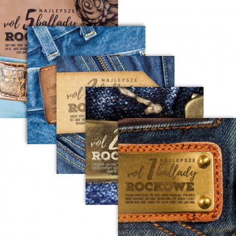 Najlepsze ballady rockowe vol. 1-5 [5CD]