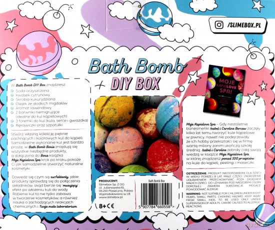Bath bomb box. Kule do kąpieli