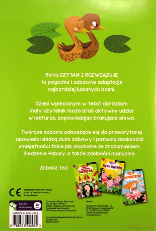 Brzydkie kaczątko. Czytam i rozwiązuję [KSIĄŻKA]