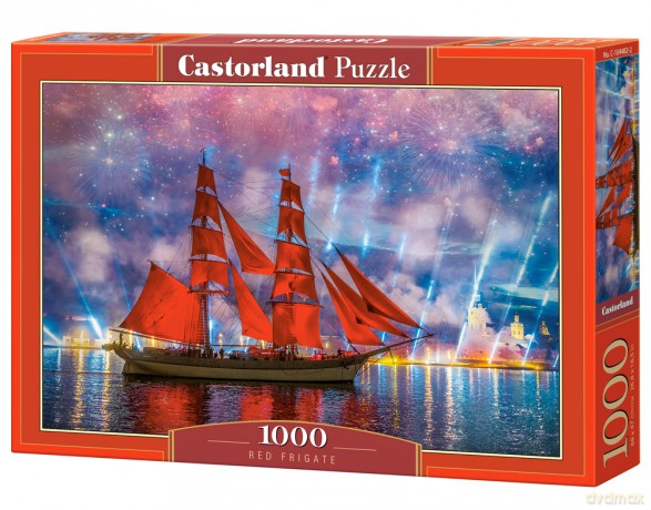 CASTORLAND 1000 el. Czerwona fregata [PUZZLE]