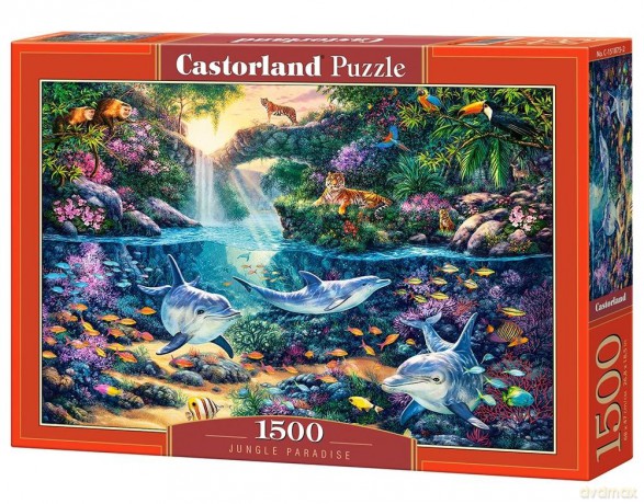 CASTORLAND 1500 el. Dżunglowy raj [PUZZLE]