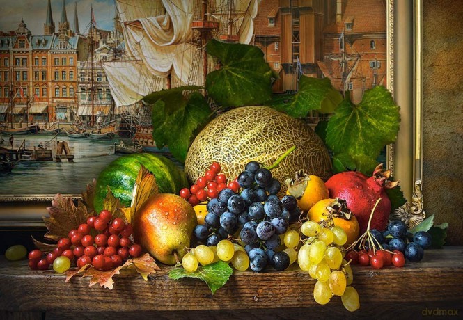 CASTORLAND 1500 el. Martwa natura z owocami [PUZZLE]