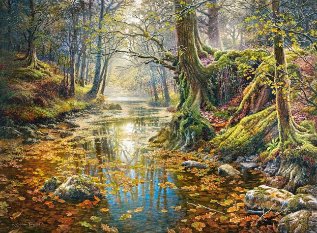 CASTORLAND 2000 el. Wspomnienie z jesiennego lasu [PUZZLE]