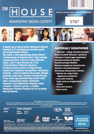 Dr House sezon 6 edycja limitowana [5DVD]