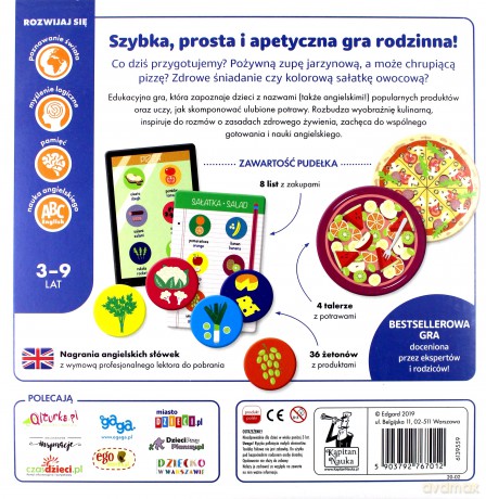 Gotowanie. Gra edukacyjna. Kapitan nauka [GRA]