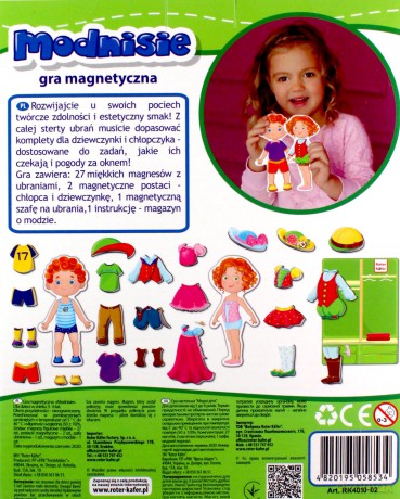Gra magnetyczna modnisie rk 4010-02 [GRA]