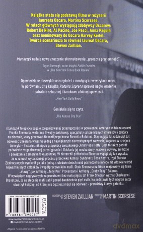 Irlandczyk (okładka filmowa) - Charles Brandt [KSIĄŻKA]