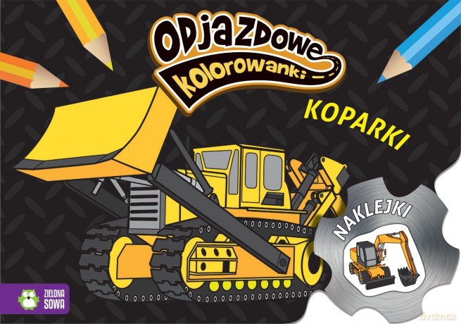 Koparki. Odjazdowe kolorowanki [KSIĄŻKA]