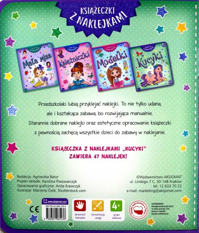 Kucyki. Książeczka z naklejkami [KSIĄŻKA]